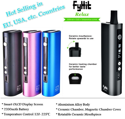 Taşınabilir Buharlaştırıcı Cihaz Seramik Ağızlık Odası 0.5g Tütün Yaprakları